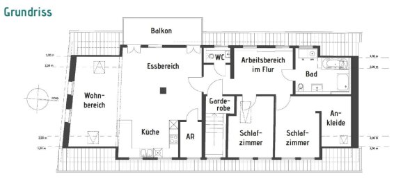 Квартира с 2 спальнями в Forchheim, Германия № 242297 19