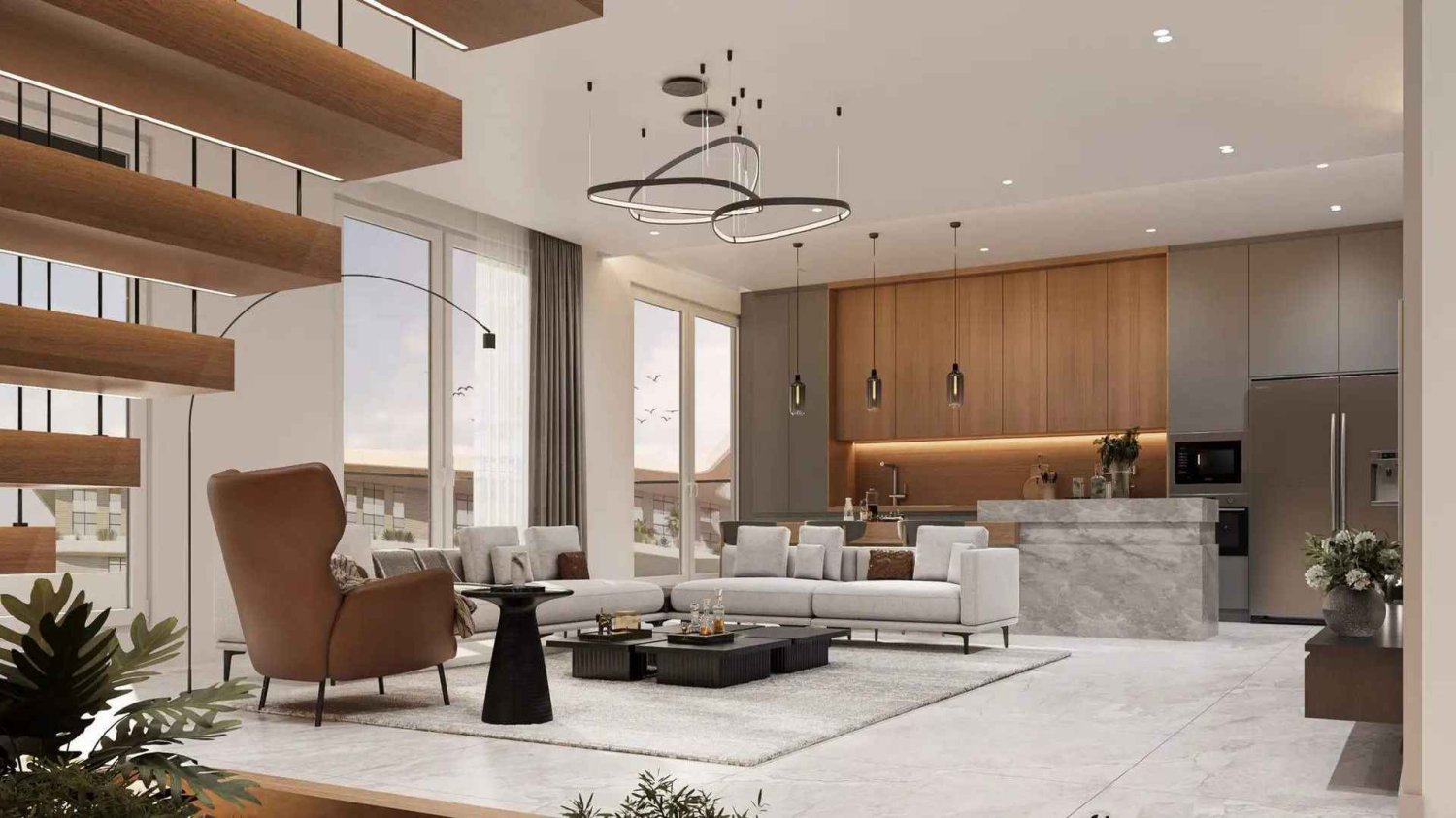 Квартира с 4 спальнями в Uptown Muscat,  № 1823