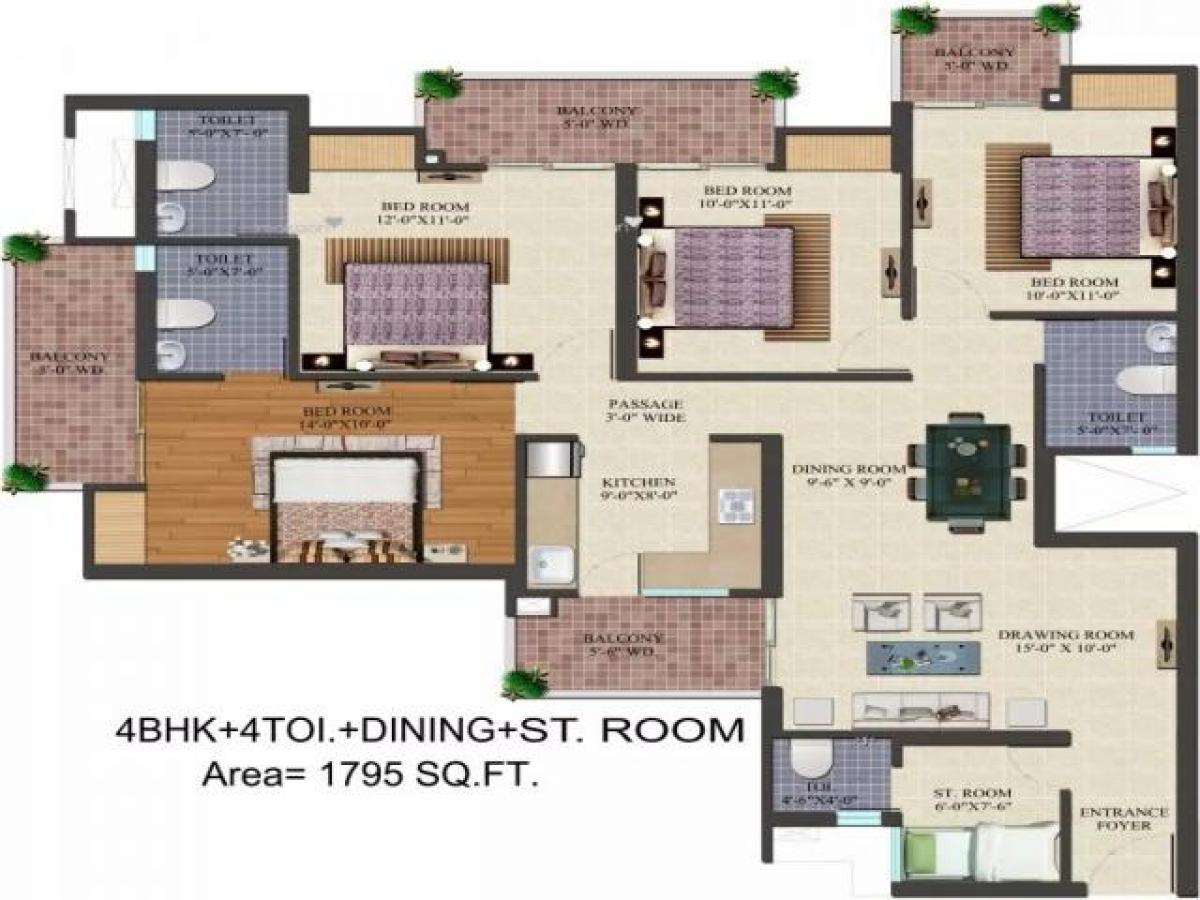 Casa de 4 dormitorios en Noida, India No. 67223