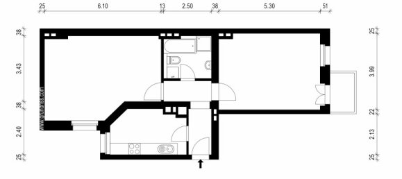 Apartamento T1 em Friedrichshain, Germany N.º 283190 12