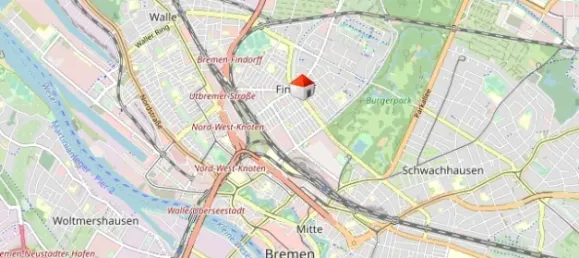 Квартира с 2 спальнями в Бремен, Германия № 363925 28