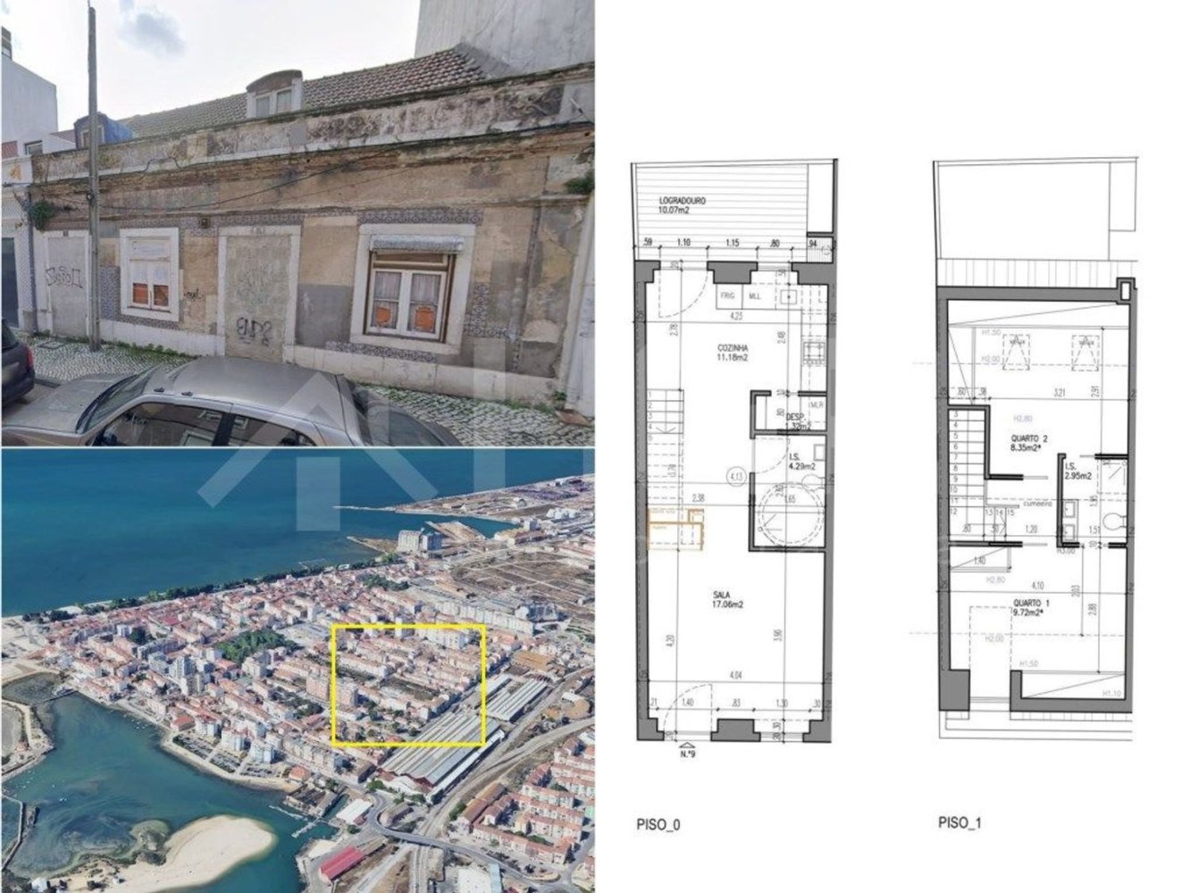 2 bedrooms House in Barreiro, Portugal No. 196693