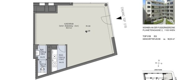 Propiedad comercial en Favoriten, Austria 56 m² No. 137298 12