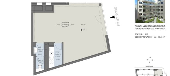 Propiedad comercial en Favoriten, Austria 56 m² No. 137298 13