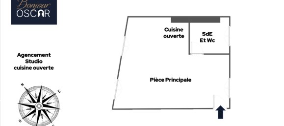 2-Zimmer Wohnung in Paris, France, Nr. 189874 11