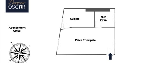 2-Zimmer Wohnung in Paris, France, Nr. 189874 9