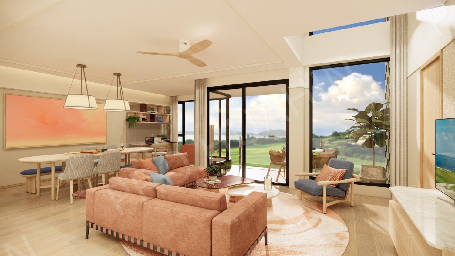 3 غرف نوم شقة في Hua Hin, Thailand رقم 165845