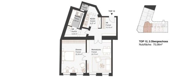 2-Zimmer Wohnung in Ottakring, Austria, Nr. 259335 22