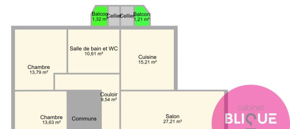 2 chambres Appartement à Maxéville, France No. 155012 19