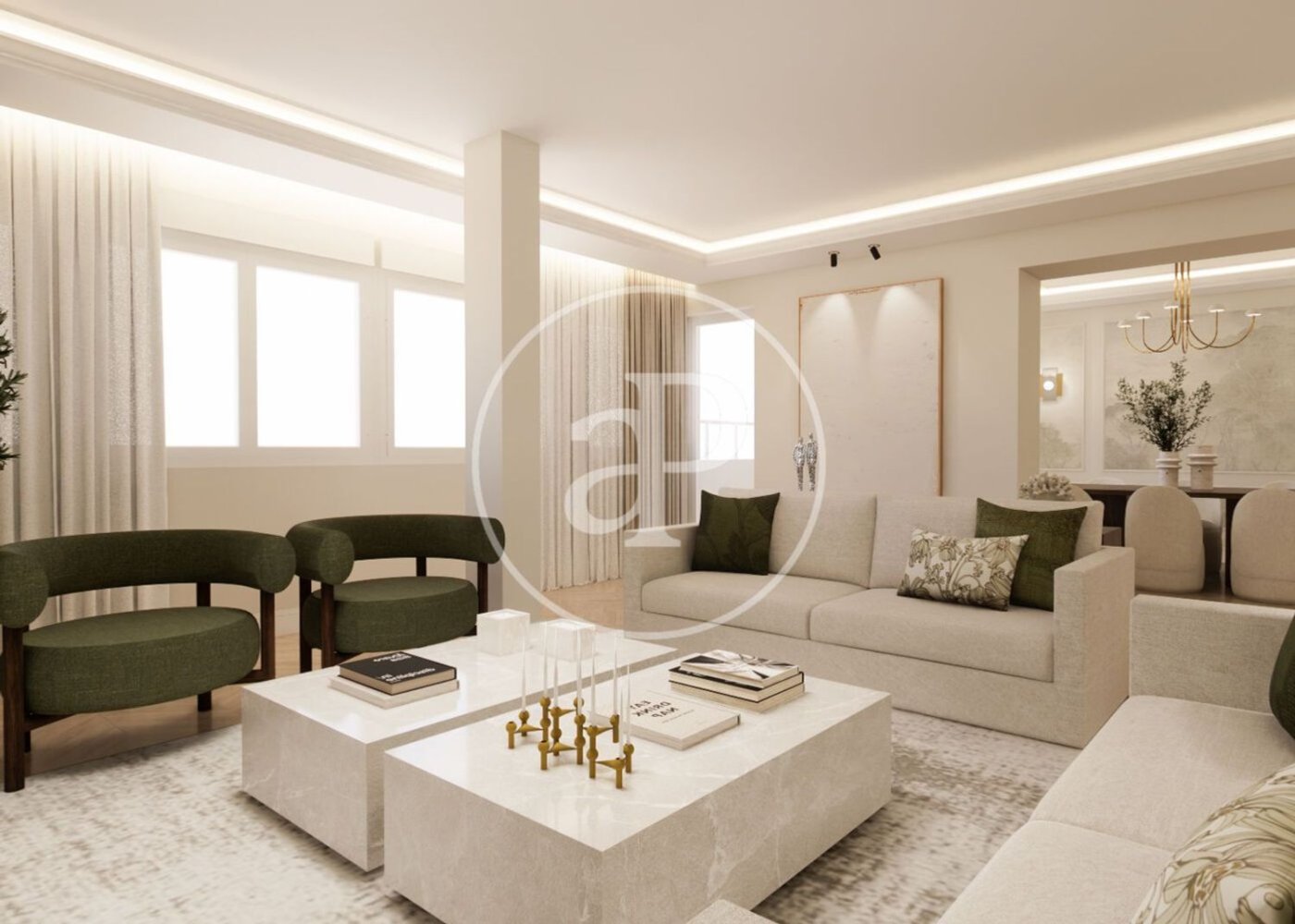 3 bedrooms Apartment in Madrid, Spain No. 108950