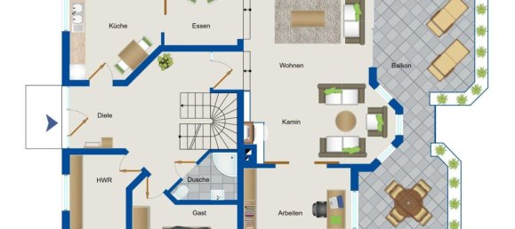 Villa de 9 divisões em Speyer, Germany N.º 62055 30