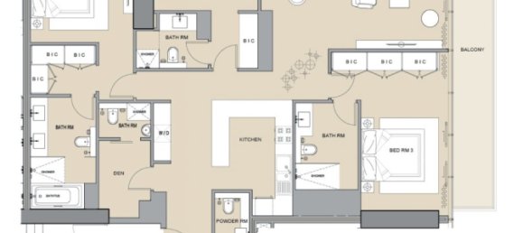 3 غرف نوم شقة في مرسى دبي, UAE رقم 3582 17