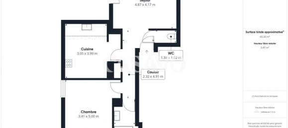 1 Schlafzimmer Wohnung in Thiais, France, Nr. 332336 2