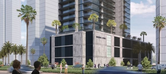 Квартира с 1 спальней в MARINA LIVING, Дубай Марина, ОАЭ № 60591 11