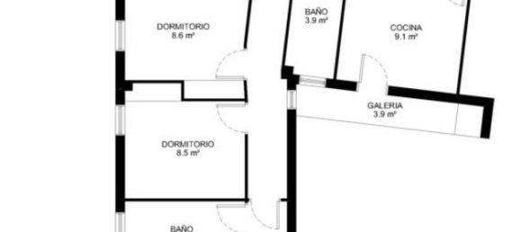 Apartamento de 4 dormitorios en Zaragoza, Spain No. 64496 45