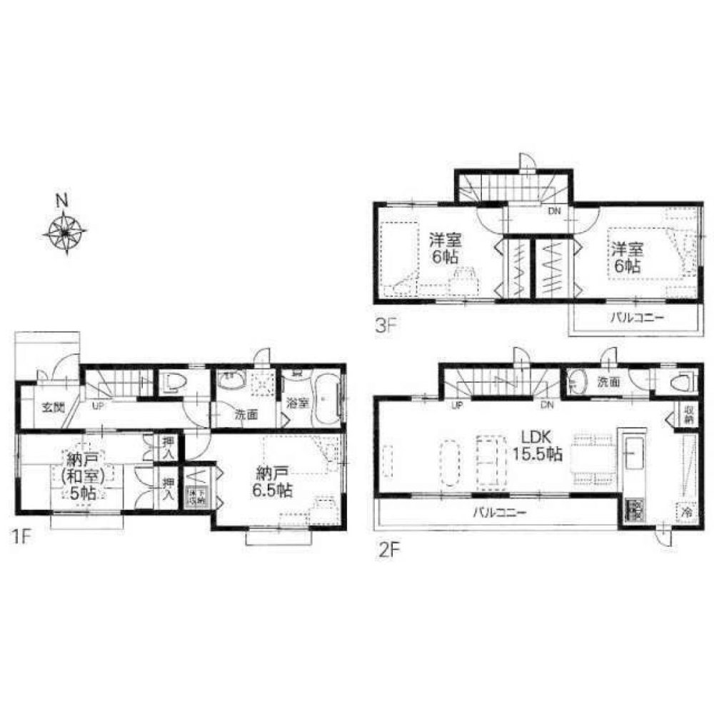 Casa de 2 dormitorios en Saitama, Japan No. 932