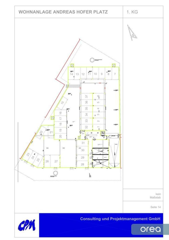 4غرفة شقة في Linz, Austria رقم 29512
