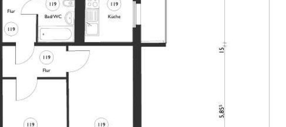 3 غرف نوم شقة في Mitte, Germany رقم 12962 23