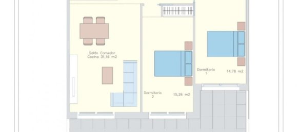 Apartamento T2 em Urbanizacion Las Filipinas, Spain N.º 6738 22