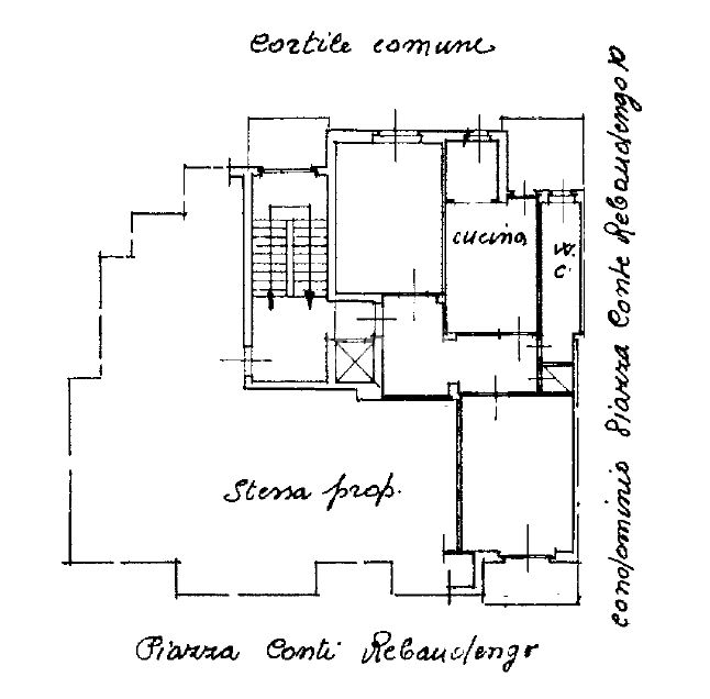 3-Zimmer Wohnung in Turin, Italy, Nr. 283665