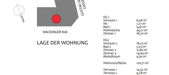 Duplex de 4 divisões em Hietzing, Austria N.º 120785 30