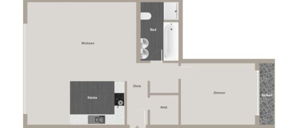 2-salle Appartement à Hamburg-Nord, Germany No. 21479 4