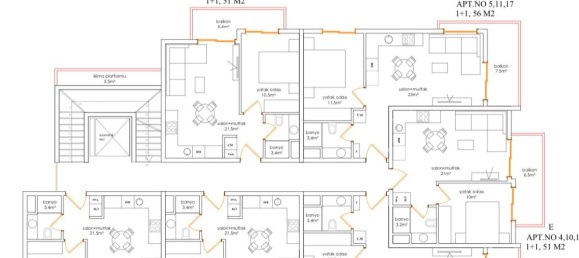 Apartment 1+1 in Alanya, Turkey No. 16083 5