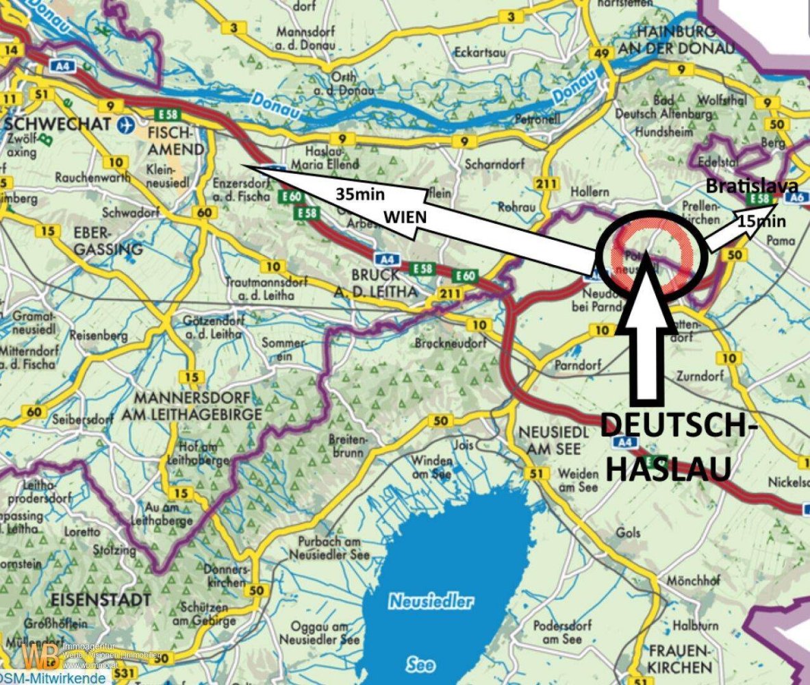 Casa de 3 divisões em Prellenkirchen, Austria N.º 218293