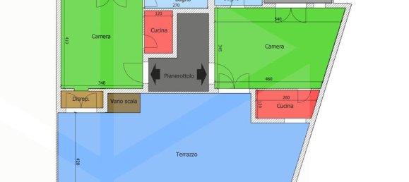 Пентхаус с 2 комнатами в Бари, Италия № 34263 2