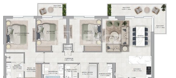 2 bedrooms Apartment in Dubai Hills Estate, UAE No. 111411 10