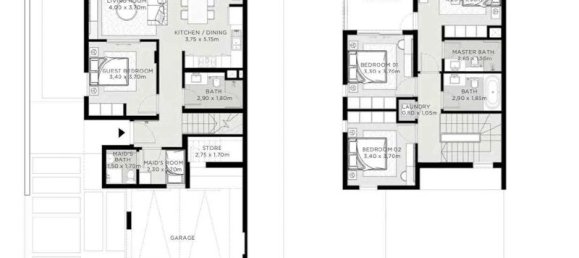 3 bedrooms Villa in The Valley, UAE No. 3235 6