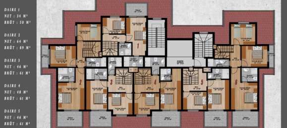 Apartment 1+1 in Demirtas, Turkey No. 31277 14