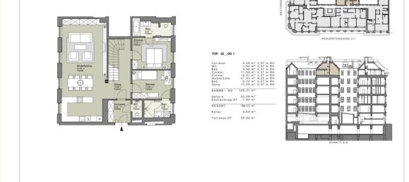 4 rooms Penthouse in Vienna, Austria No. 177071 17