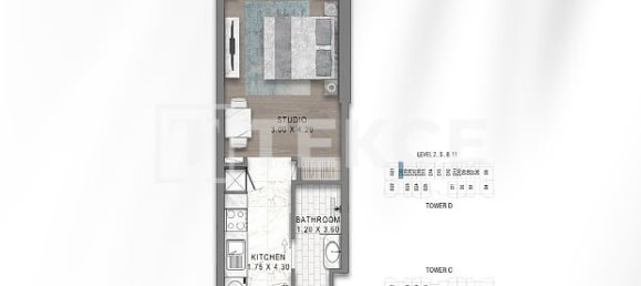 1 bedroom Apartment in Golf City, UAE No. 120507 26