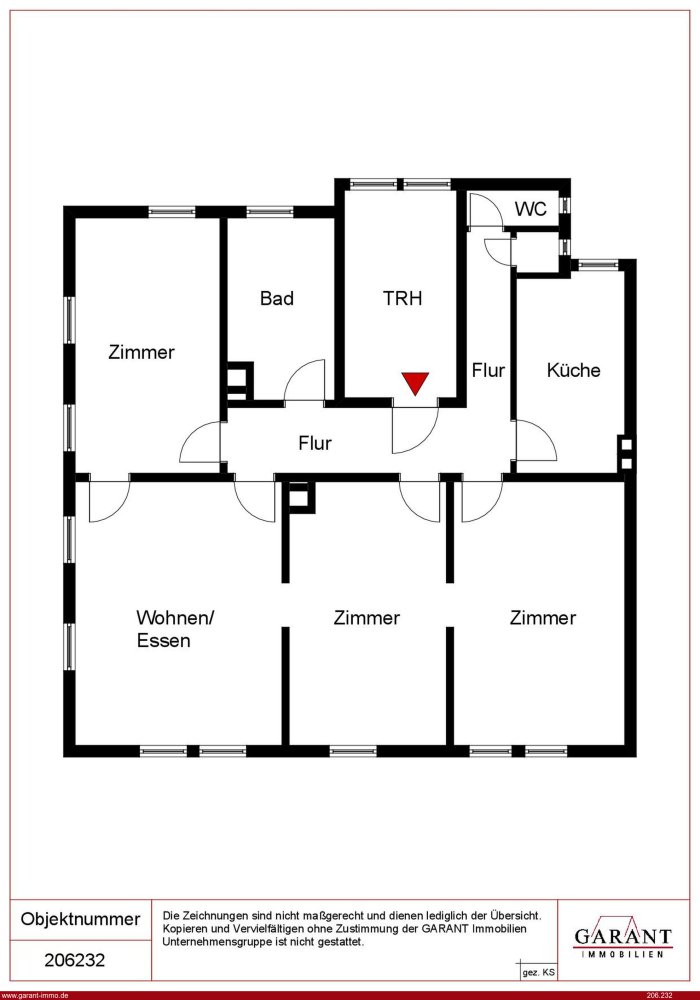 Квартира с 3 спальнями в Goppingen, Германия № 2126