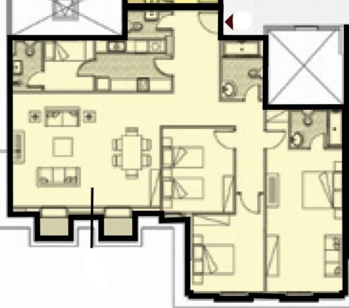 3 Schlafzimmer Eigentumswohnung in El Alamein, Egypt, Nr. 328