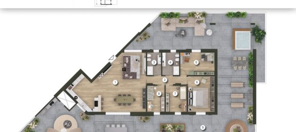 5غرفة بانتهاوس في Camponogara, Italy رقم 159496 5