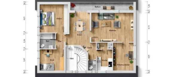 Adosado de 8 habitaciónes en Gutersloh, Germany No. 235673 15