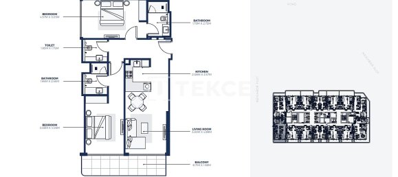 Apartamento de 1 dormitorio en Dubai, UAE No. 114451 25