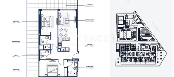 Apartamento de 1 dormitorio en Dubai, UAE No. 114451 27