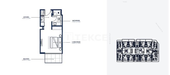Apartamento de 1 dormitorio en Dubai, UAE No. 114451 19