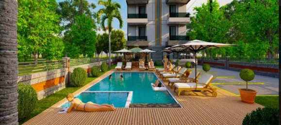 Квартира 1+1 в Аланья, Турция № 31480 6