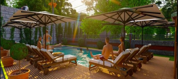 Квартира 1+1 в Аланья, Турция № 31480 7