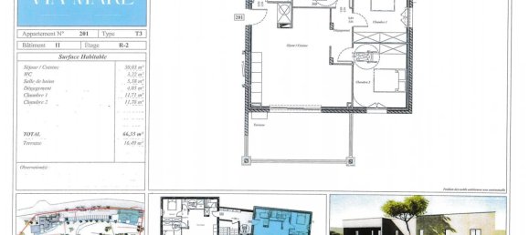 Квартира с 3 комнатами в Гизоначча, Франция № 152813 4