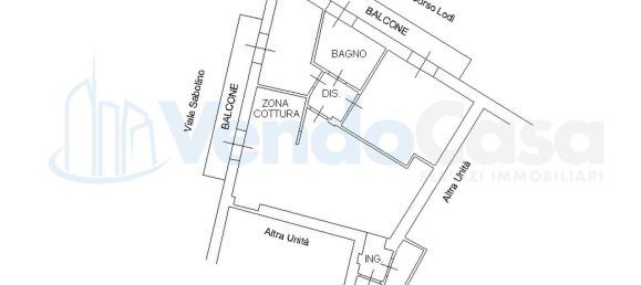 3 rooms Apartment in Milan, Italy No. 336930 78