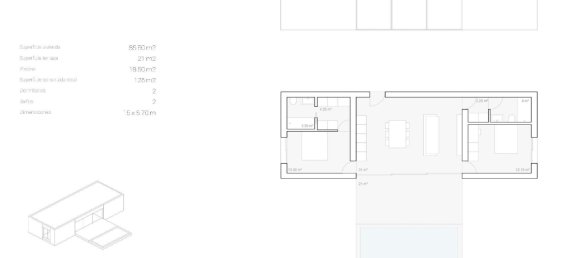 Villa de 2 dormitorios en L'Alfàs del Pi, Spain No. 11601 14