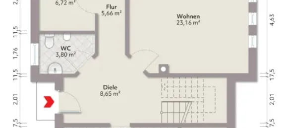 Casa de 4 divisões em Emsland, Germany N.º 184150 12