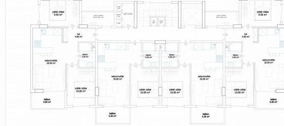 3غرفة شقة في Alanya, Turkey رقم 10124 7