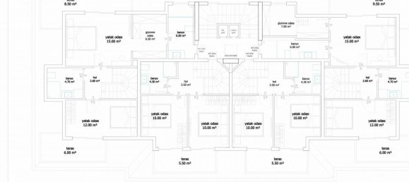 3غرفة شقة في Alanya, Turkey رقم 10124 9