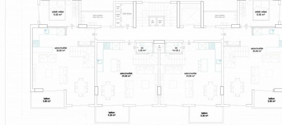 3غرفة شقة في Alanya, Turkey رقم 10124 8